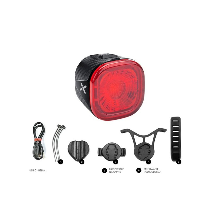 Tylne światło rowerowe Smart XOSS XR01